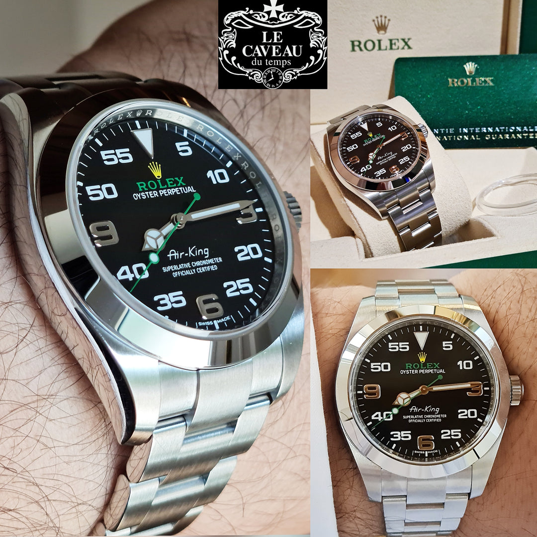Air-King 116900 acciaio con Nuova Card 2020 - Scatola e garanzia originale