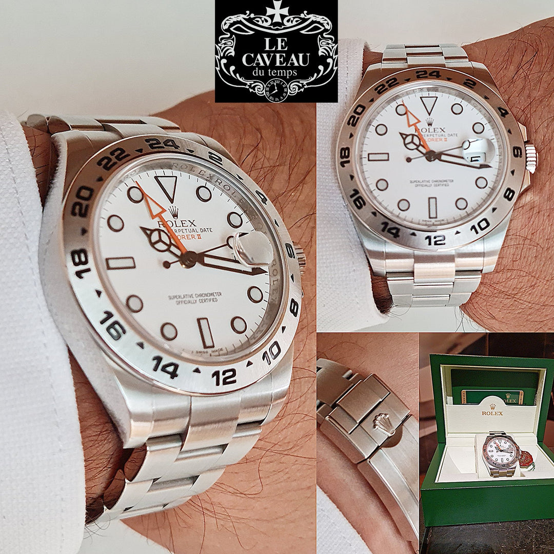 Explorer II 42mm acciaio Polar 216570 - scatola e garanzia originali