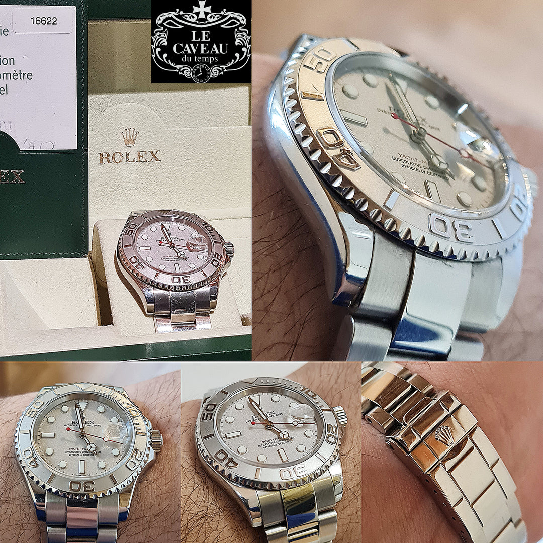 Yacht Master Acciaio\Platino - Scatola e Garanzia Originale