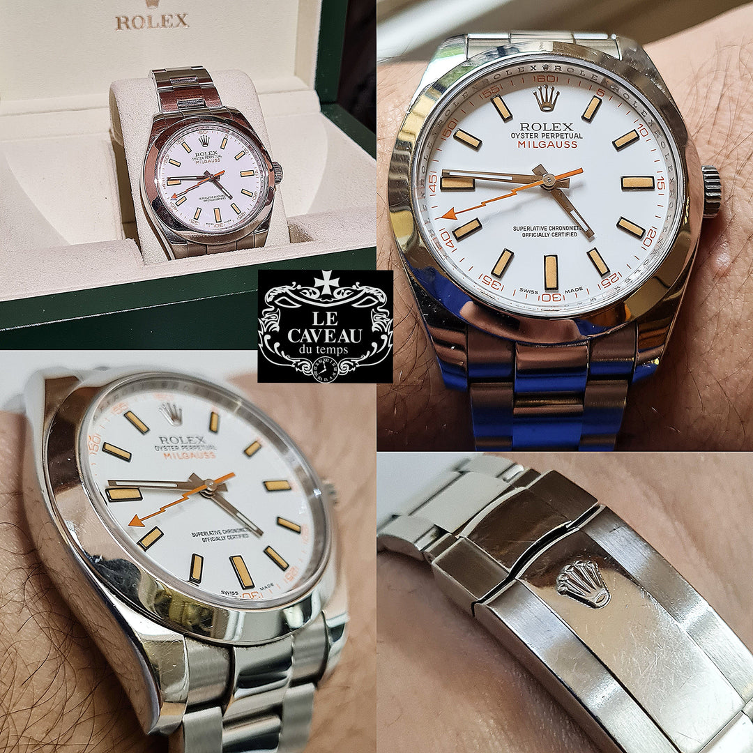 Milgauss acciaio quadrante bianco - scatola Originale e garanzia Originale