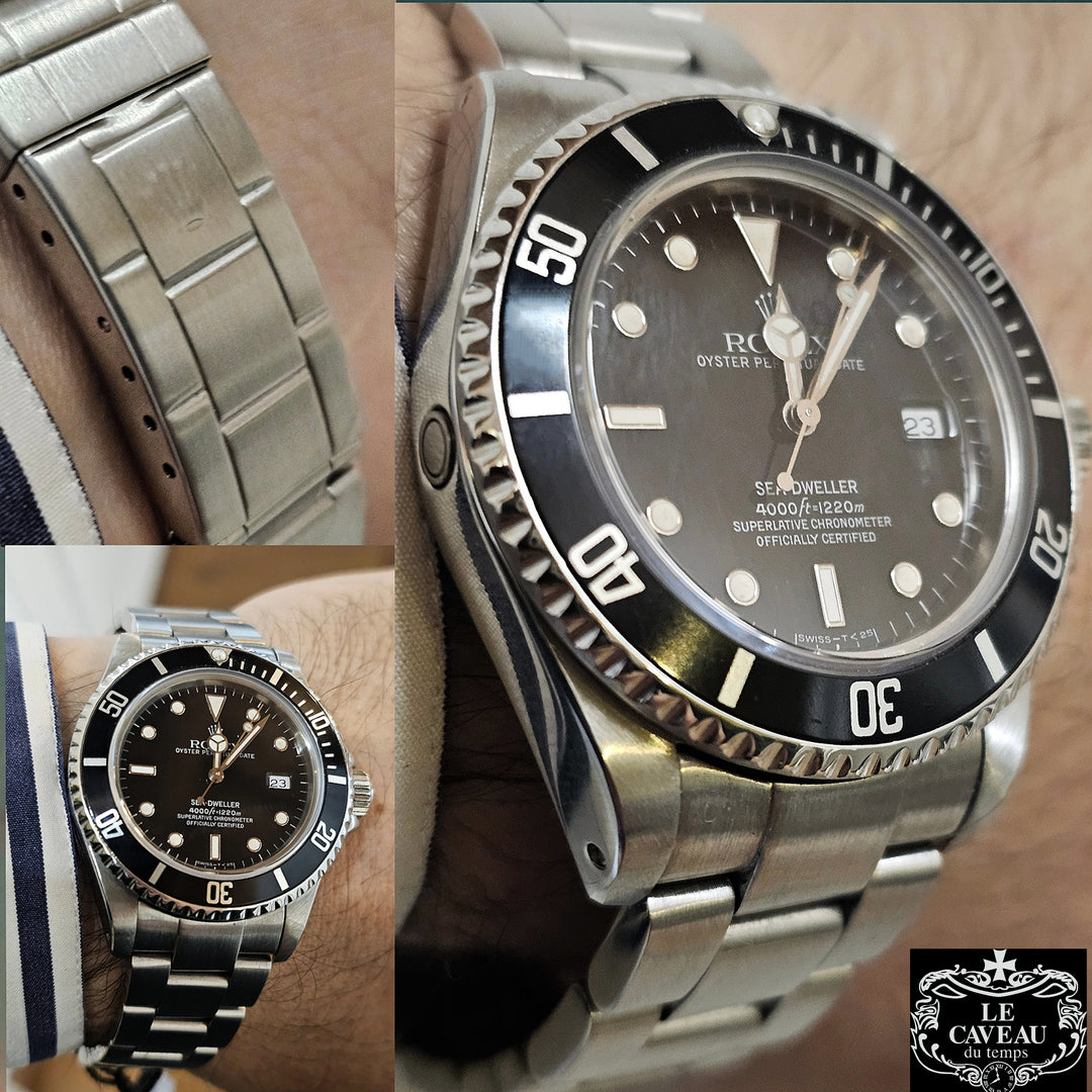Seadweller in acciaio - scatola e garanzia LeCaveau