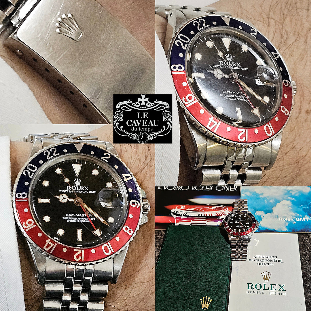 GMT 16750 acciaio Pepsi - completo di scatola e garanzia Originale