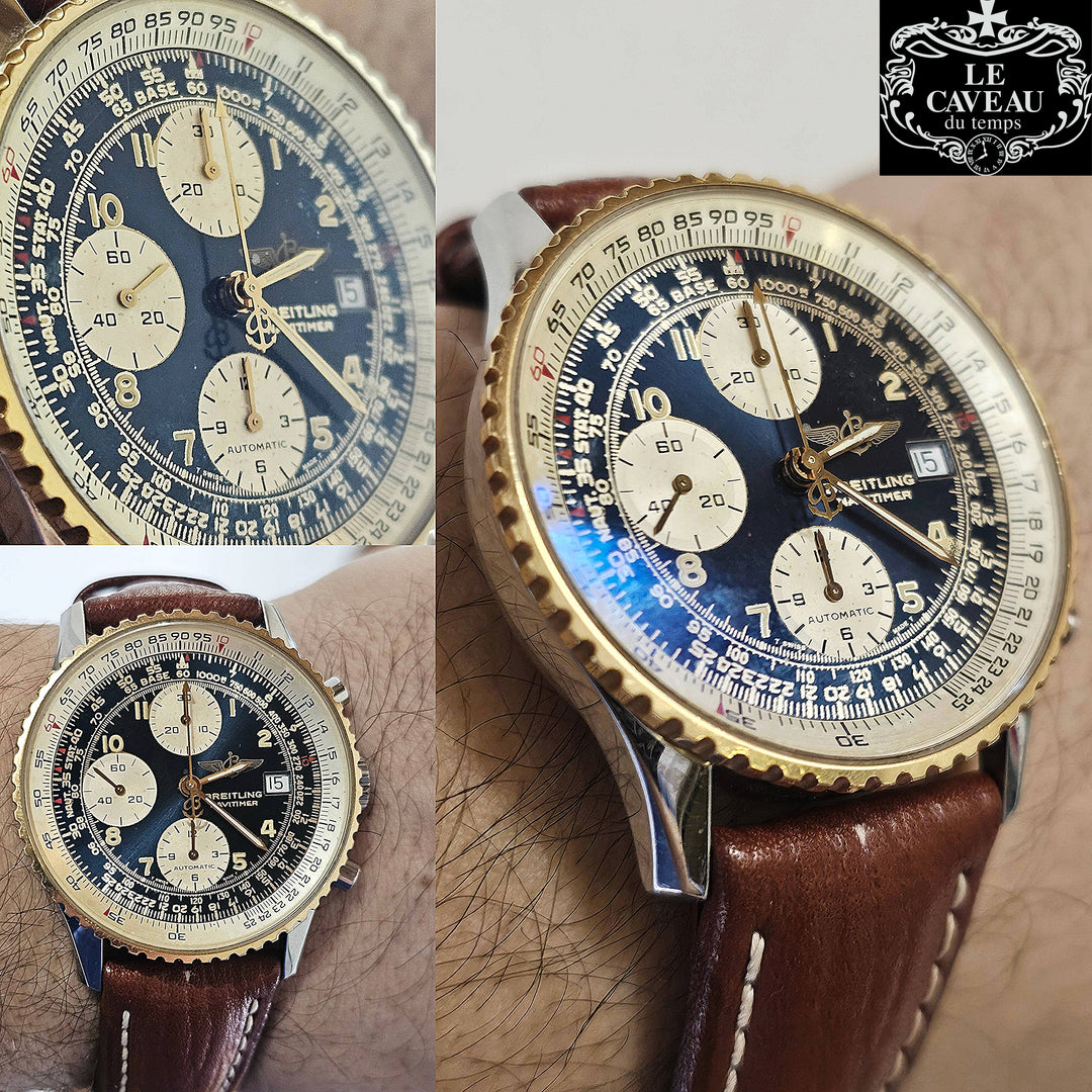 Navitimer D13022 acciaio oro - vetro plastica