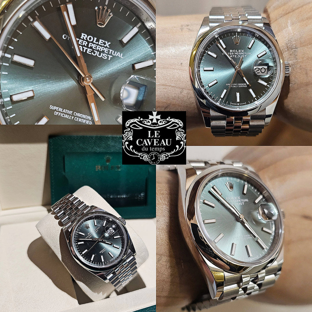 Datejust 36 mm quadrante Menta - nuovo - scatola originale e garanzia Originale