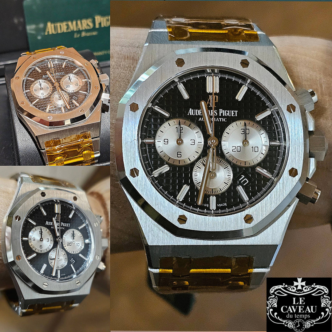 Audemars Piguet Royal Oak Chronograph 26331ST.OO.1220ST.02 quadrante nero - completo di Scatola e Garanzia originale
