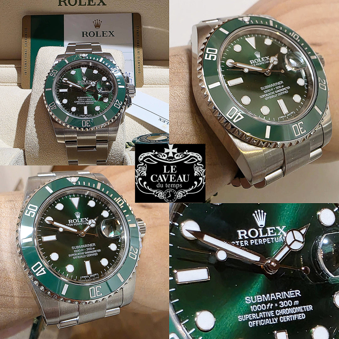 SUBMARINER ACCIAIO VERDONE (HULK) - COMPLETO DI SCATOLA E GARANZIA ORIGINALE