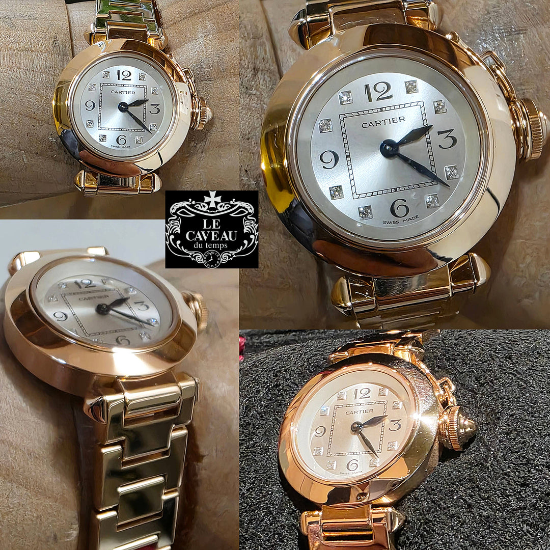 Pasha 27mm oro rosa - completo di scatola e garanzia originale