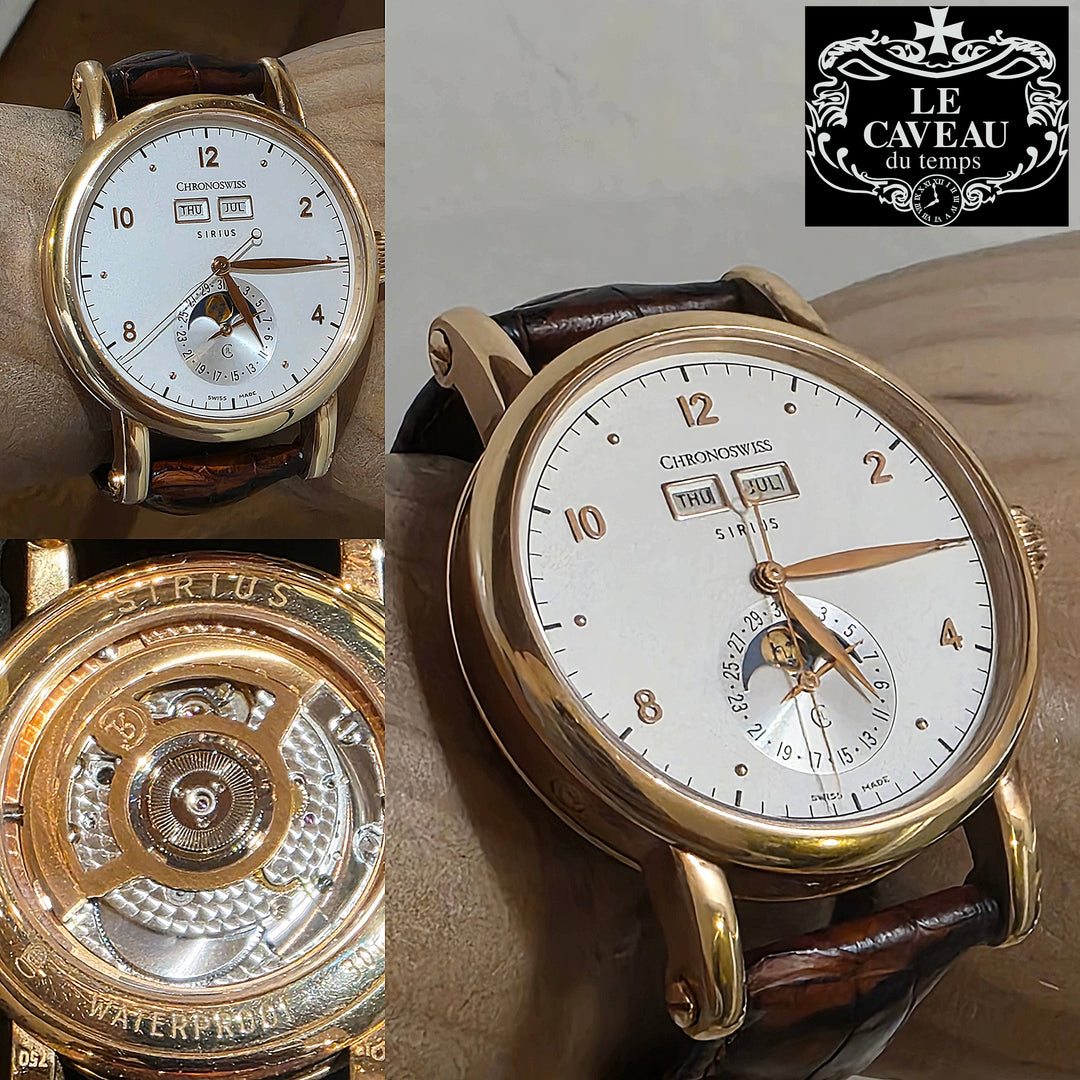 Chronoswiss Sirius TRIPLE DATE - scatola e garanzia LeCaveau