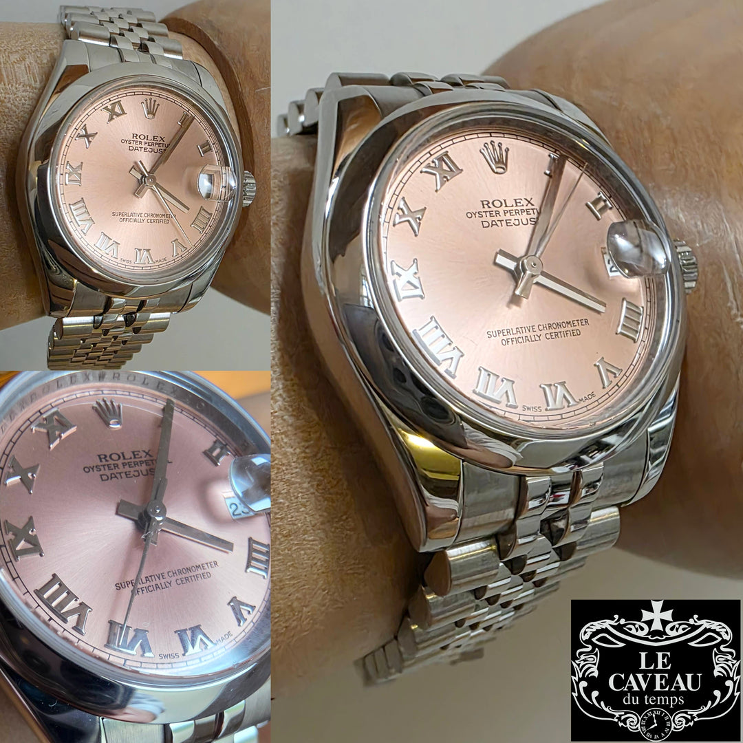 Boys 31mm acciaio quadrante rosa - scatola e garanzia LeCaveau