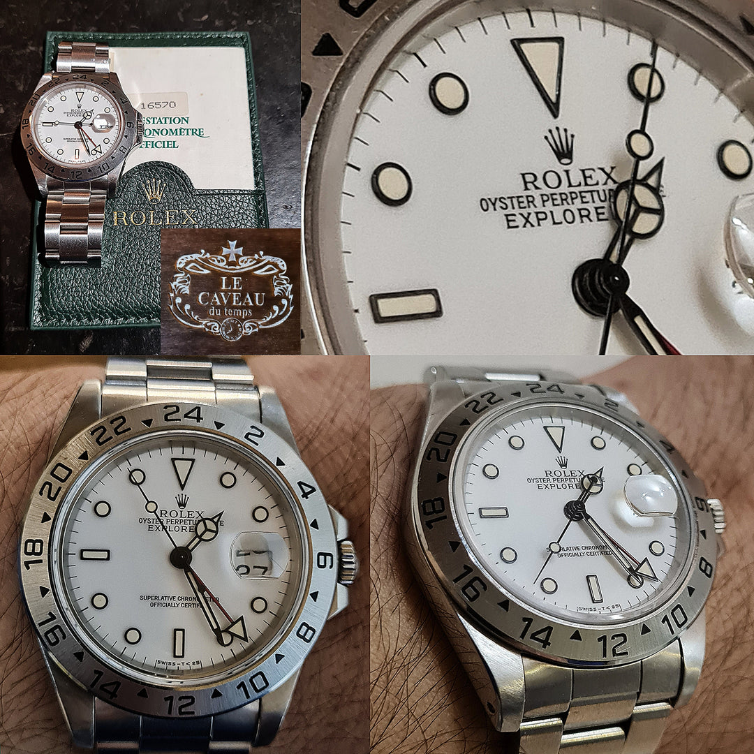 Explorer II acciaio quadrante bianco - Scatola originale garanzia Originale
