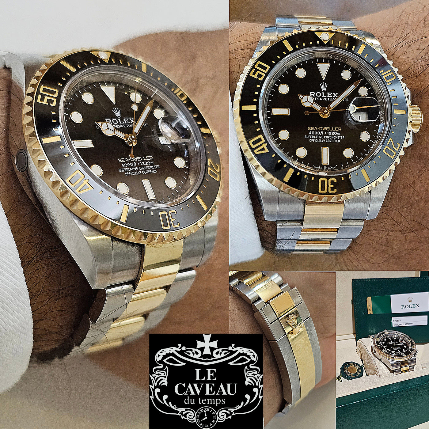 Sea-Dweller 126603 acciaio/oro 2019  - completo di scatola e garanzia