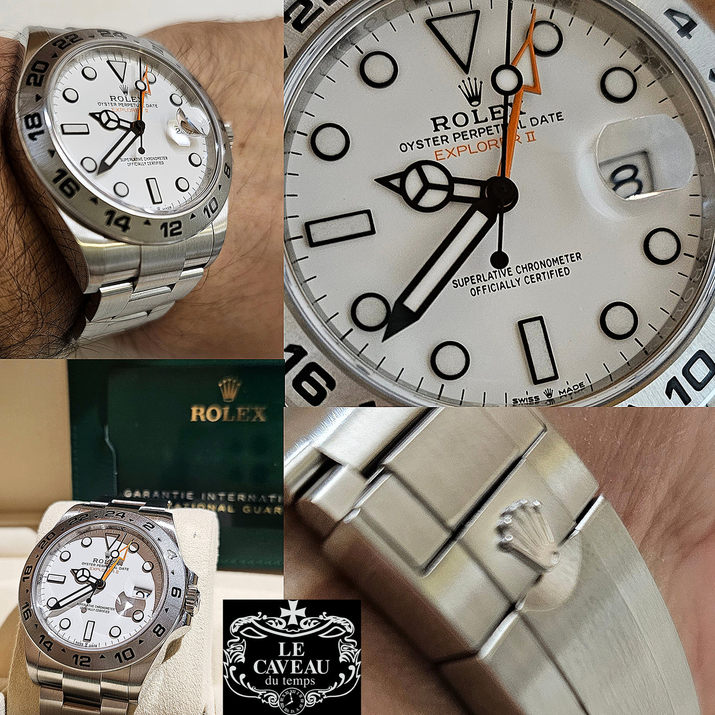 Explorer II 42mm acciaio Polar scatola e garanzia originali