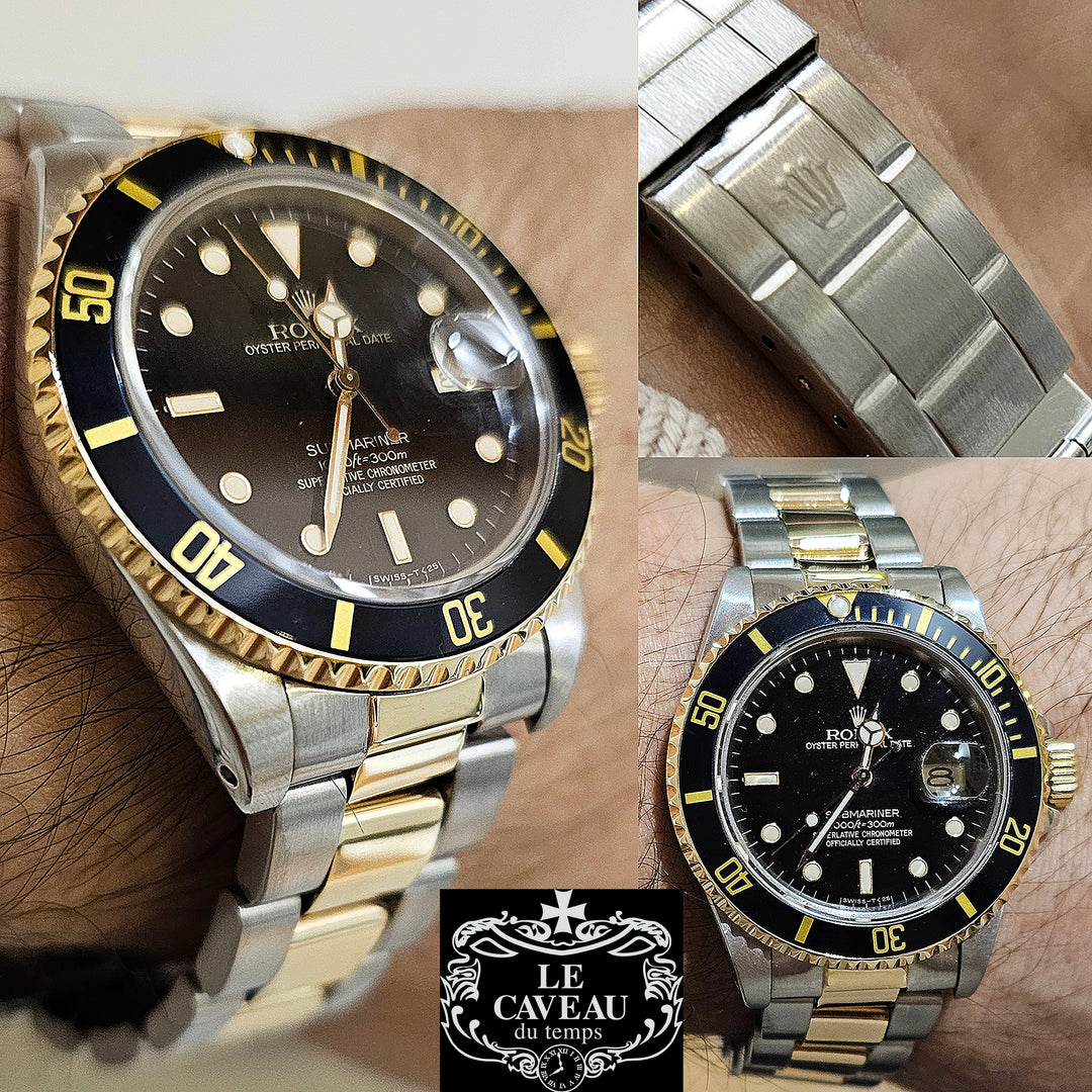 Submariner Data oro acciaio - scatola e garanzia LeCaveau