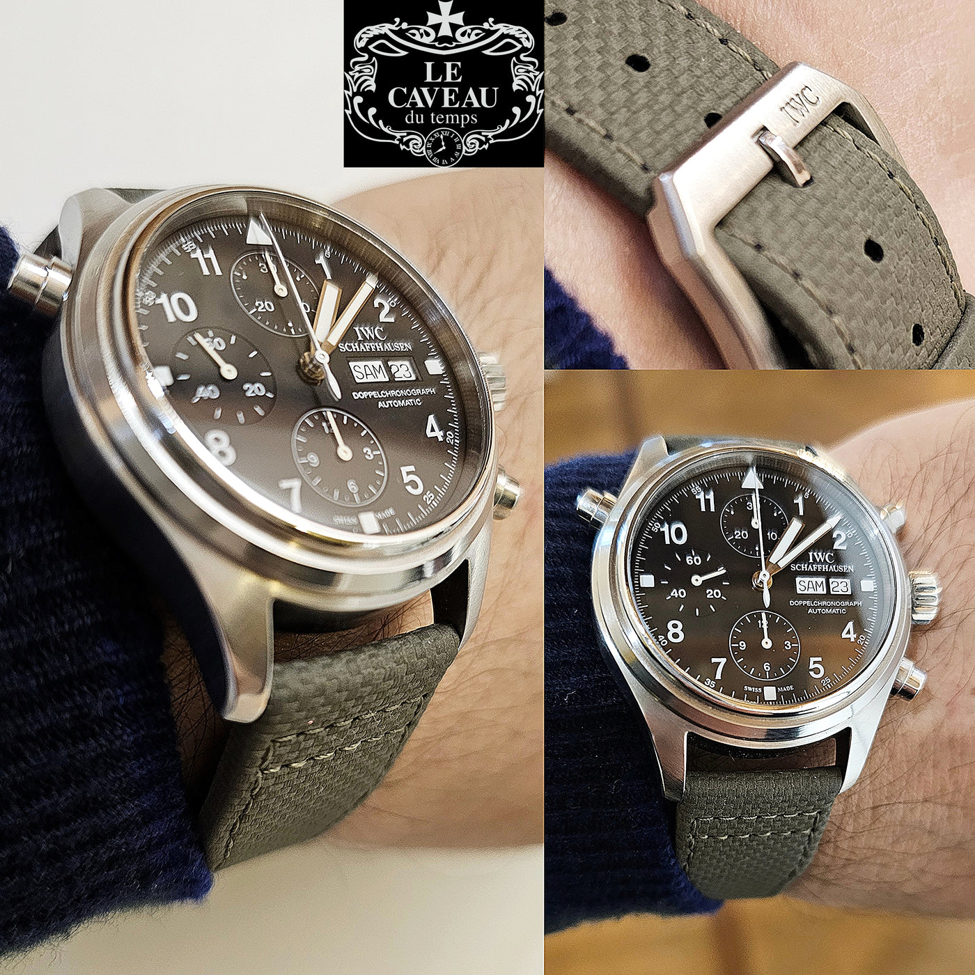 IWC Doppelchronograph RATTRAPPANTE Scatola e garanzia originale