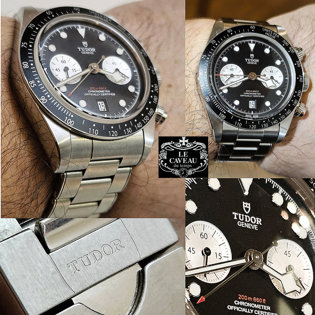 Tudor 79360N Black Bay Chrono acciaio quadrante Panda - scatola e garanzia originali