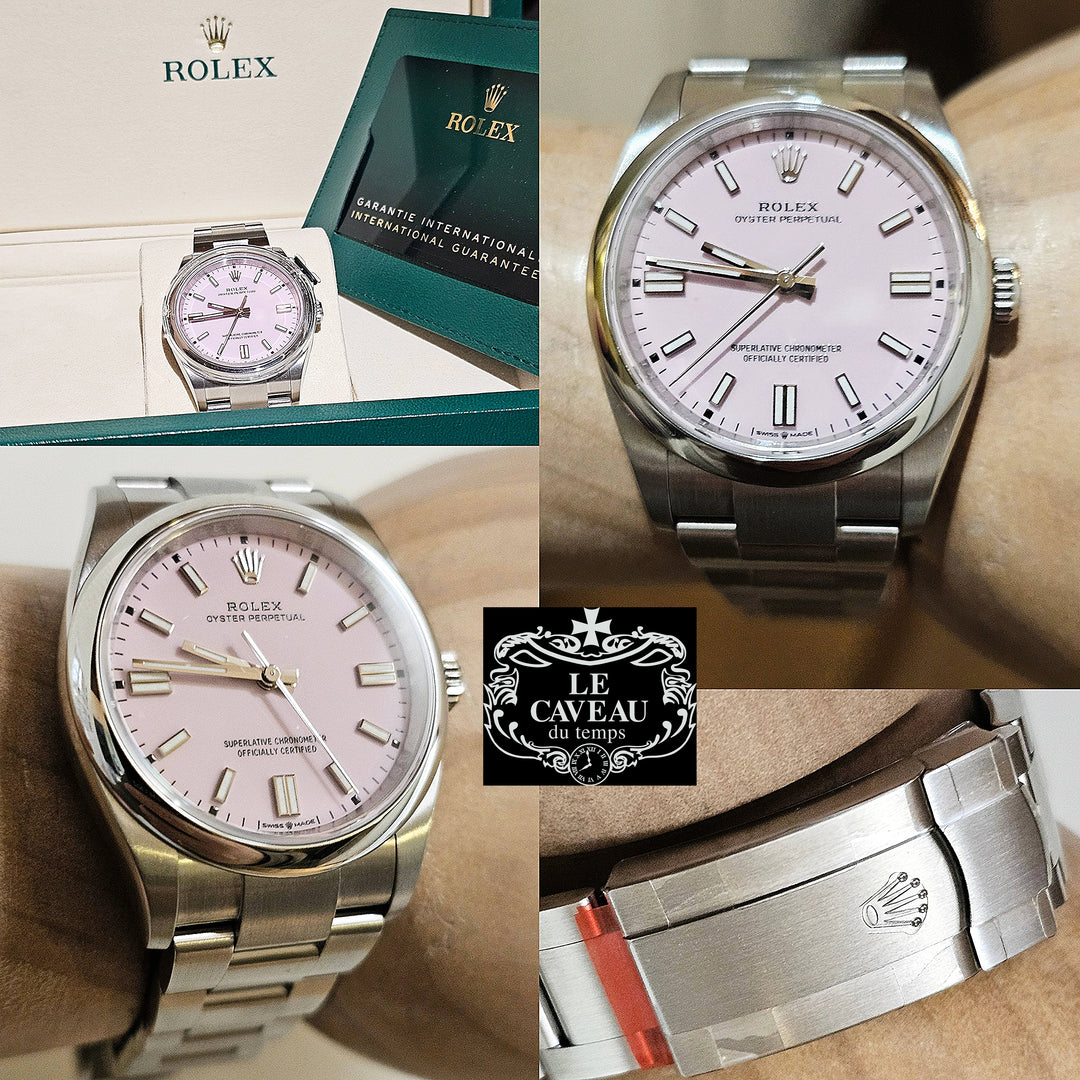 Oyster Perpetual 36mm acciaio quadrante Rosa - nuovo con scatola e garanzia originale