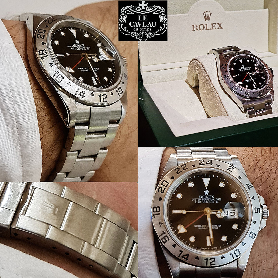 Explorer II acciaio quadrante Nero - Scatola originale garanzia Originale