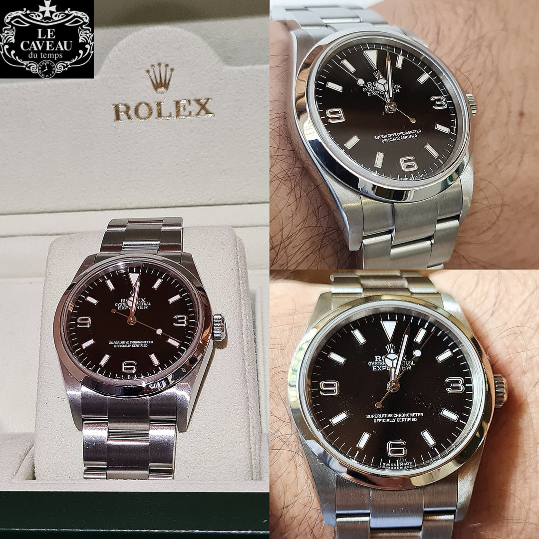 Explorer 1 acciaio 36mm 114270 - completo di scatola e garanzia originale