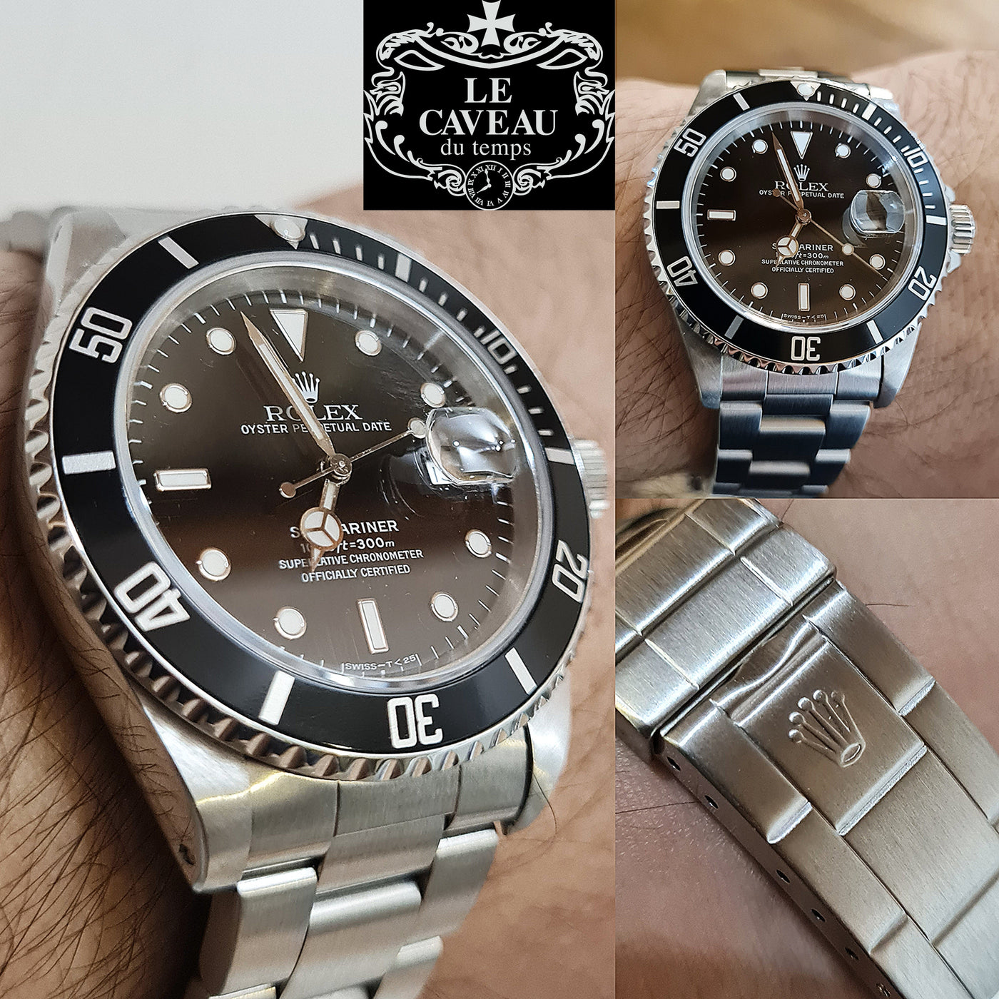 Submariner 16610 acciaio - scatola originale e garanzia LeCaveau