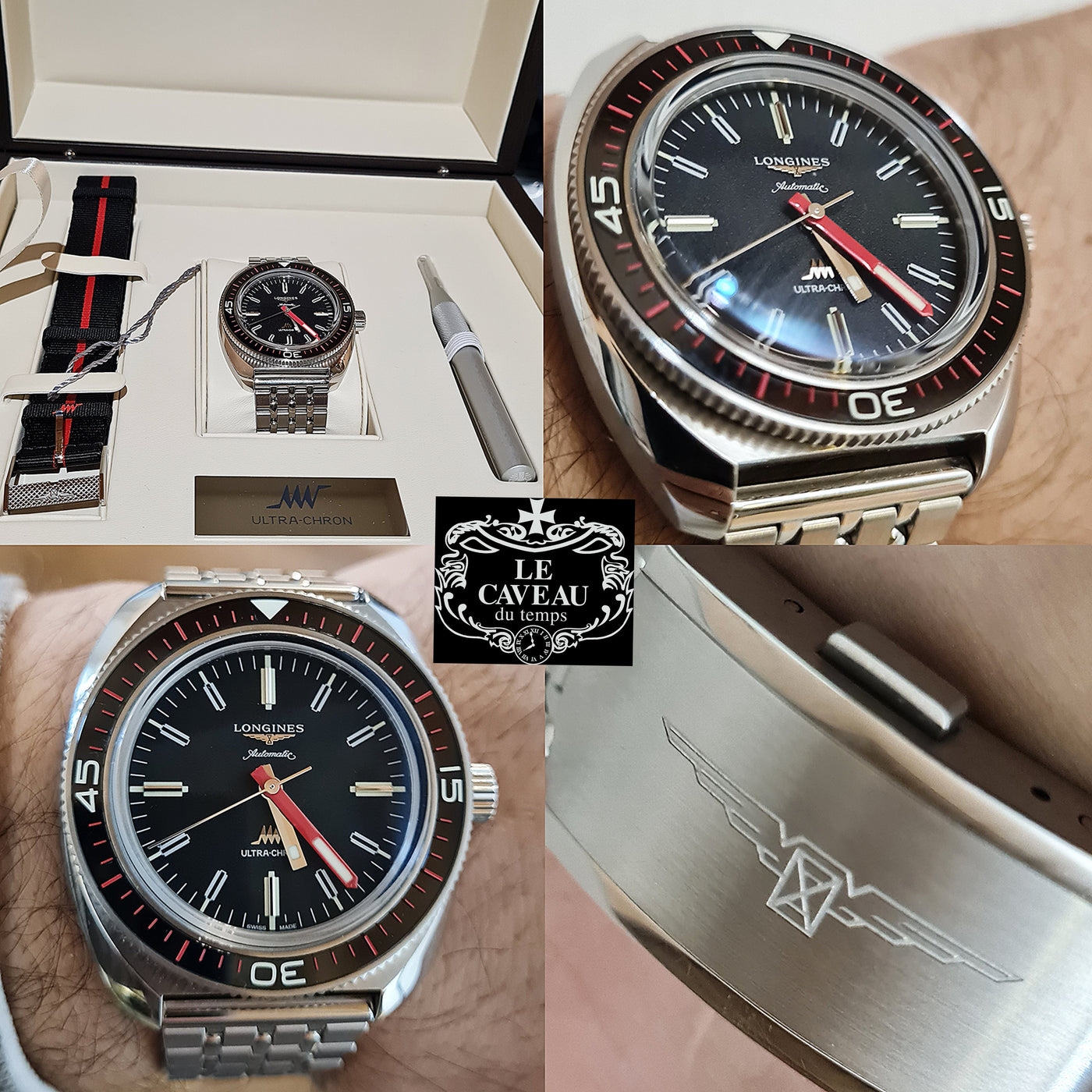 Longines Ultra-Chron acciaio nuovo 2022- scatola e garanzia Originale