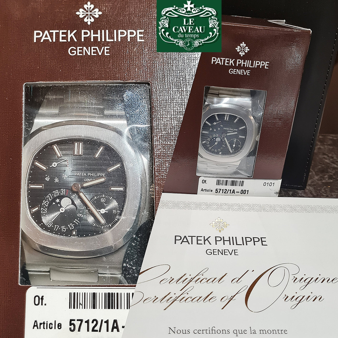 Patek 5712/1A-001 Nautilus Imbustato - scatola e garanzia originale