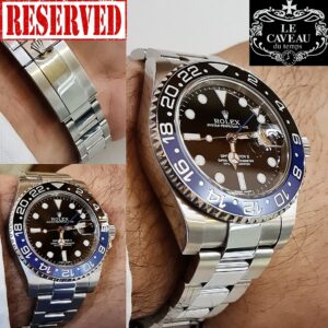 GMT master II Batman acciaio 116710BLNR - scatola originale e garanzia Originale