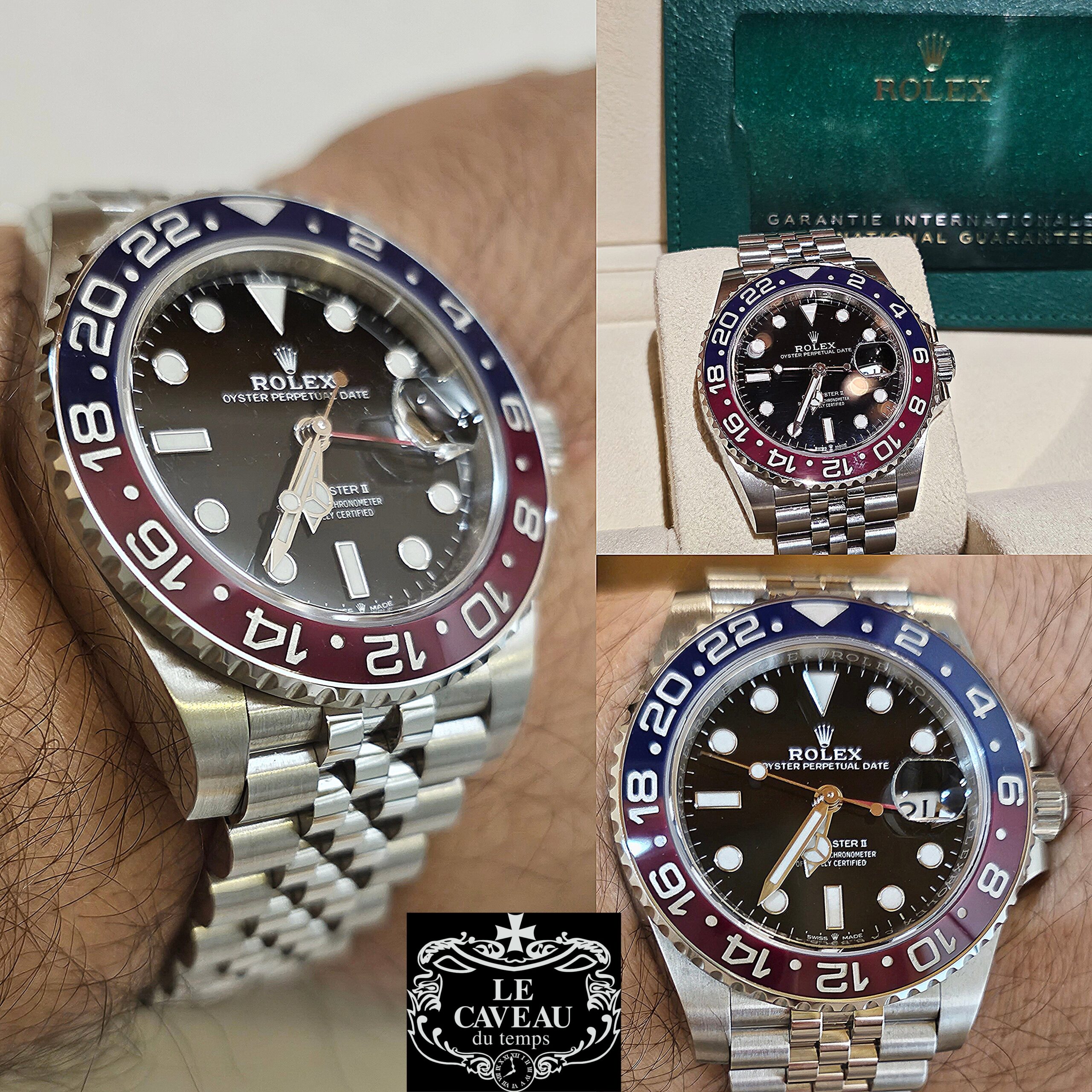 GMT CERAMICA PEPSI JUBILEE - SCATOLA E GARANZIA ORIGINALE