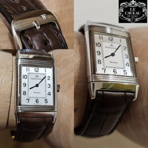 Jaeger Le Coultre Reverso Classic acciaio - scatola e garanzia LeCaveau