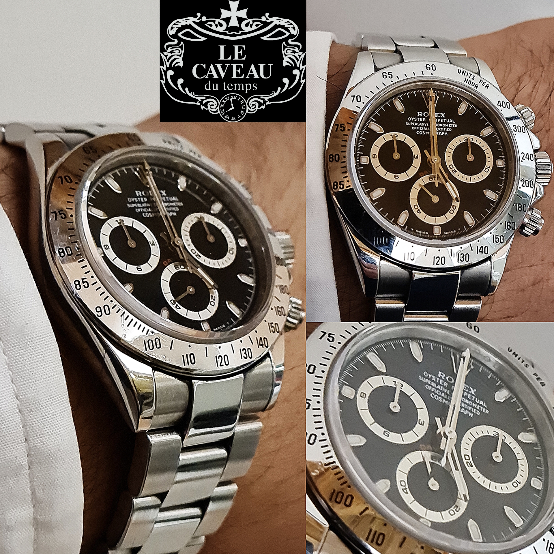 Daytona acciaio quadrante nero - scatola e garanzia originale